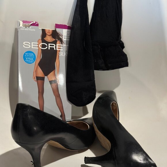 NWOT black nylons - Picture 1 of 1